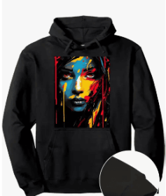Men's Printed Hoodie (Option: Black-2XL)