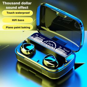 TWS Wireless 5.0 Waterproof Bluetooth Sports Waterproof Earphones (Option: Power Back)